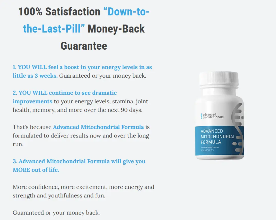 money back guarantee